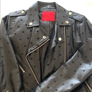 Emory Park Leather Star Jacket
